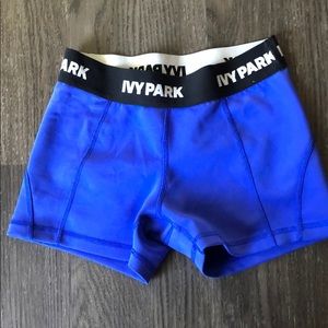 Ivy Park workout shorts